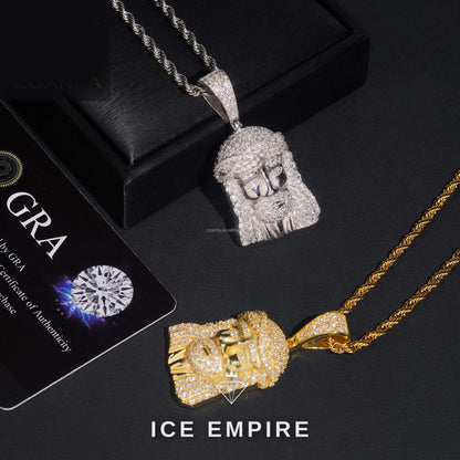 Iced Out 925 Silver Pendant