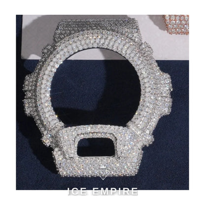 Iced Out 925 Silver Moissanite Watch