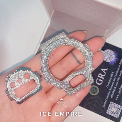 Iced Out 925 Silver Moissanite Watch