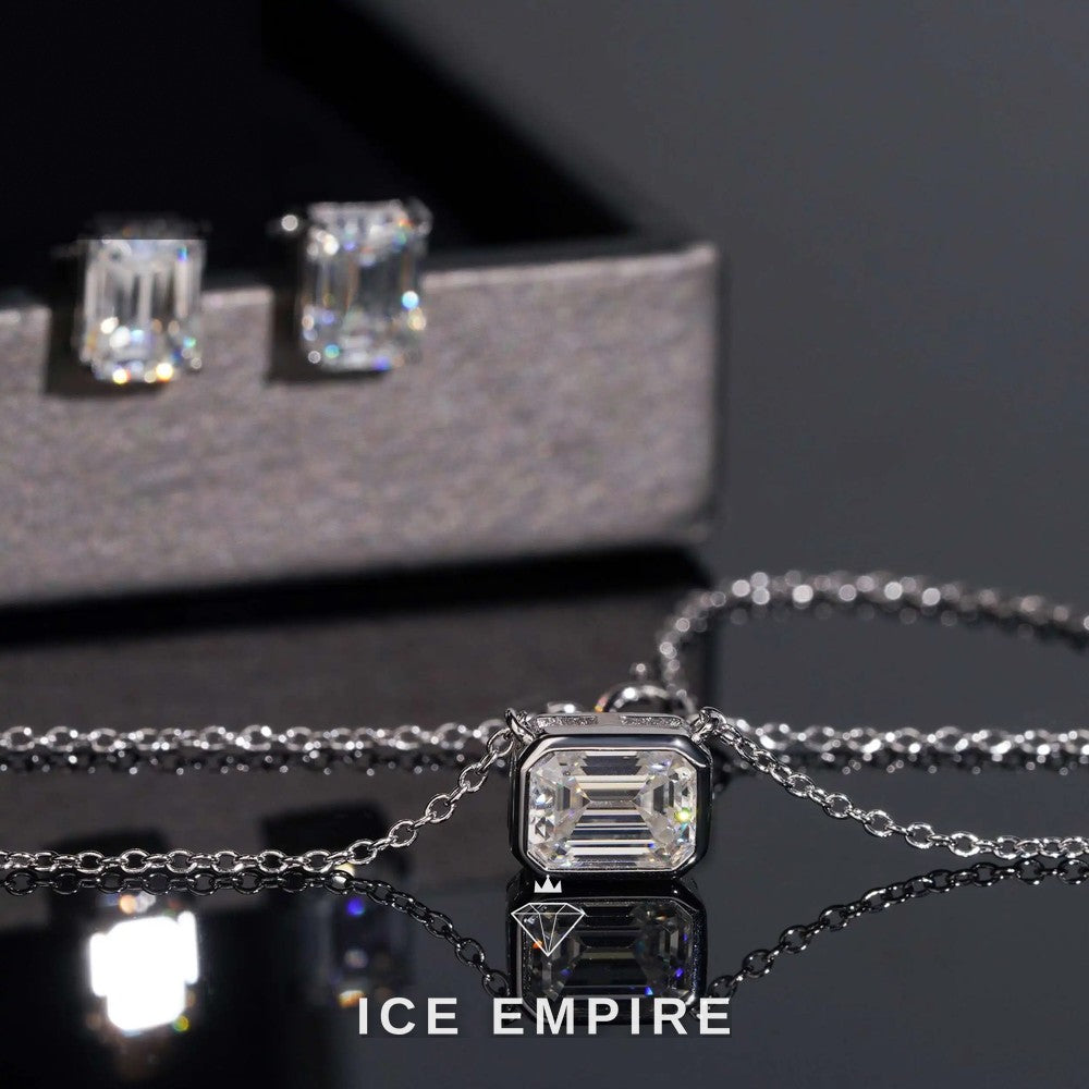 Iced Out Gold Plated Moissanite Pendant