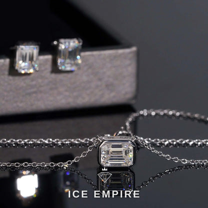 Iced Out Gold Plated Moissanite Pendant