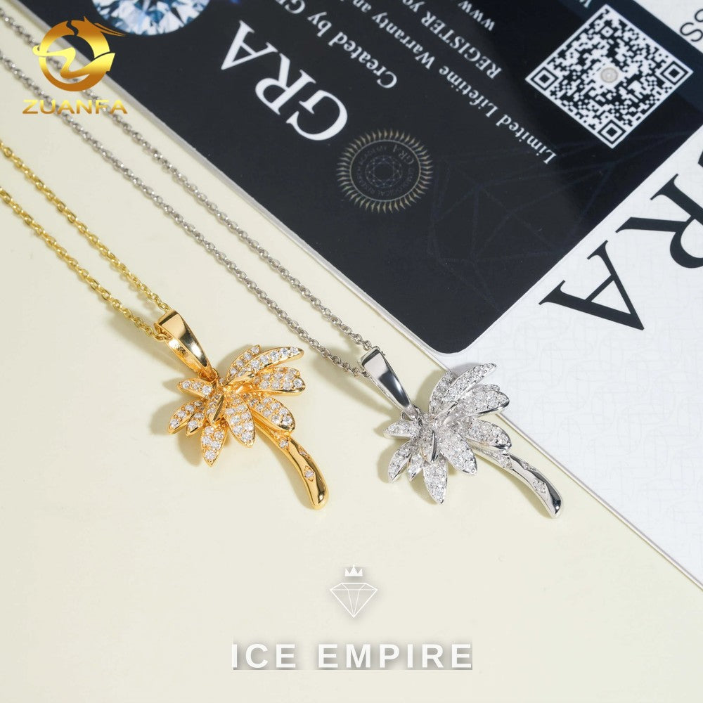 Iced Out 925 Silver Pendant