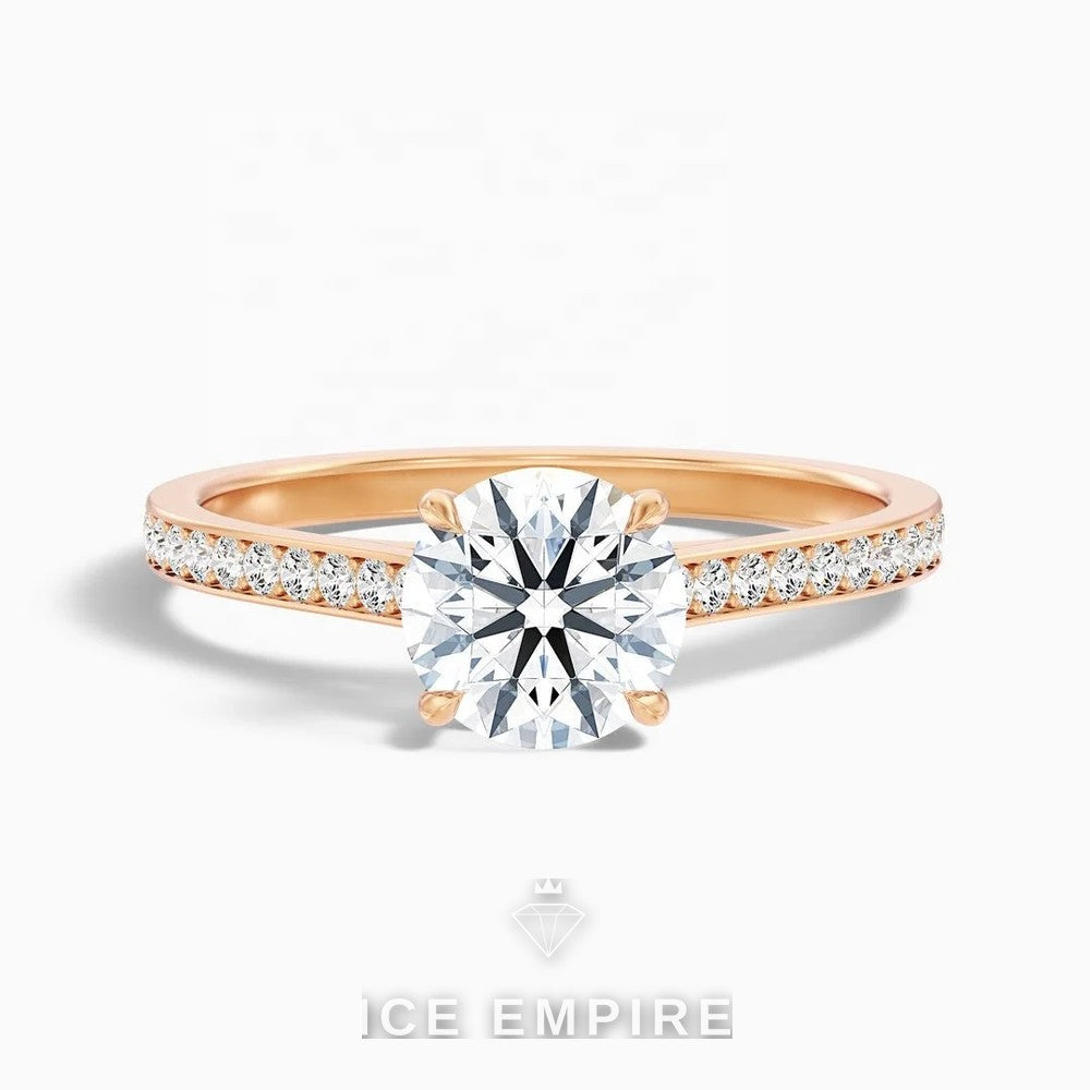 Iced Out 10K Gold Lab Grown Diamond Pendant