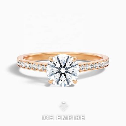 Iced Out 10K Gold Lab Grown Diamond Pendant