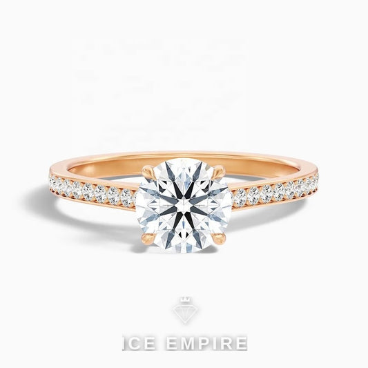 Iced Out 10K Gold Lab Grown Diamond Pendant