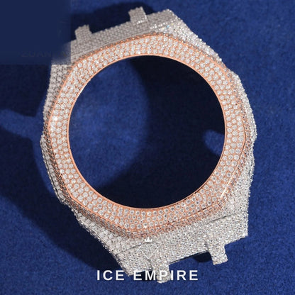 Iced Out 925 Silver Moissanite Watch