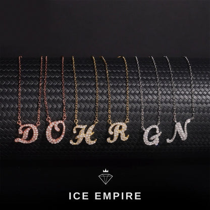 Iced Out Rose Gold Plated Moissanite Cuban Chain