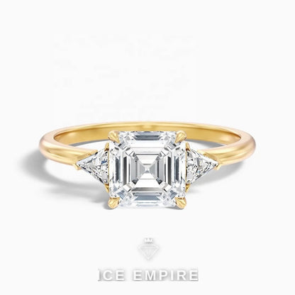 Iced Out Gold Plated Lab Grown Diamond Pendant
