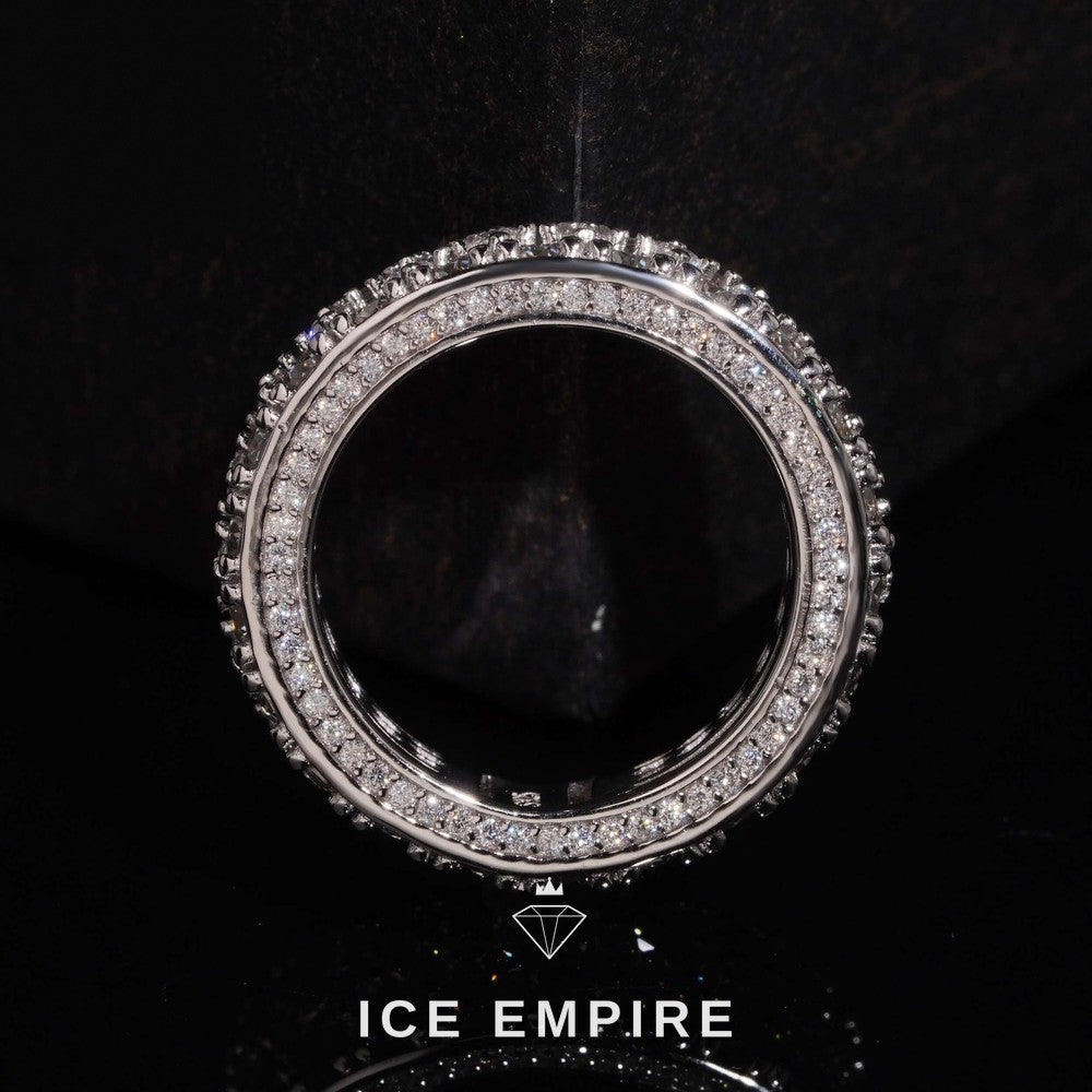 Iced Out Gold Plated Lab Grown Diamond Ring