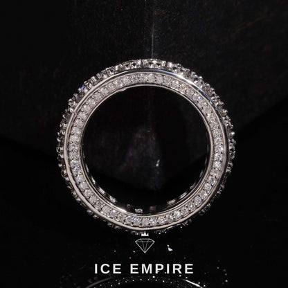 Iced Out Gold Plated Lab Grown Diamond Ring