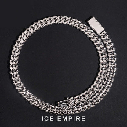 Iced Out Rose Gold Plated Moissanite Cuban Chain
