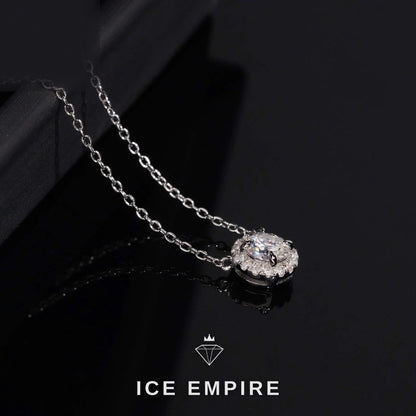 Iced Out 925 Silver Lab Grown Diamond Pendant