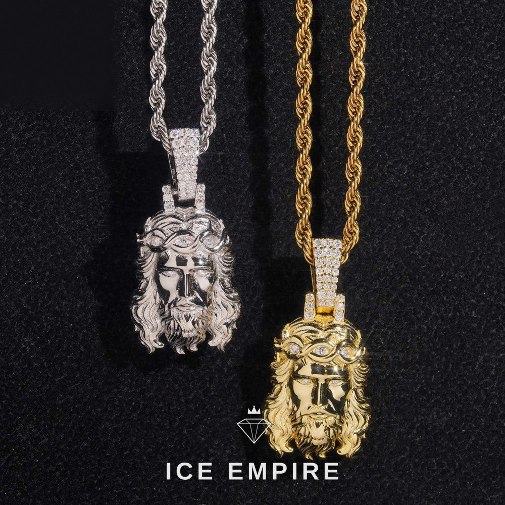 Iced Out 925 Silver Moissanite Pendant