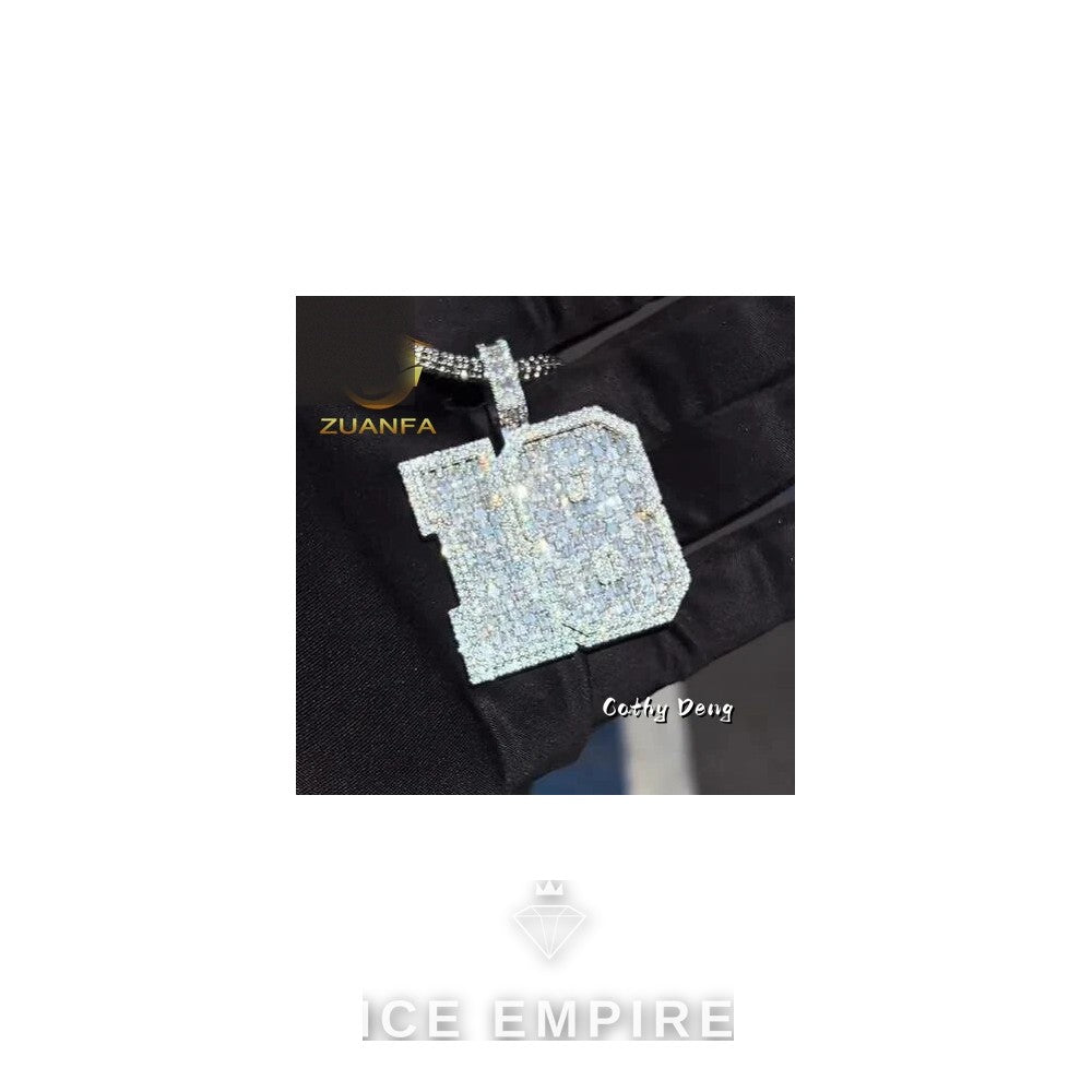 Iced Out Baguette Rose Gold Plated Cuban Chain