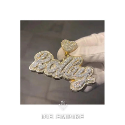 Iced Out Rose Gold Plated Cuban Chain