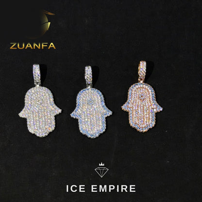 Iced Out Rose Gold Plated Pendant