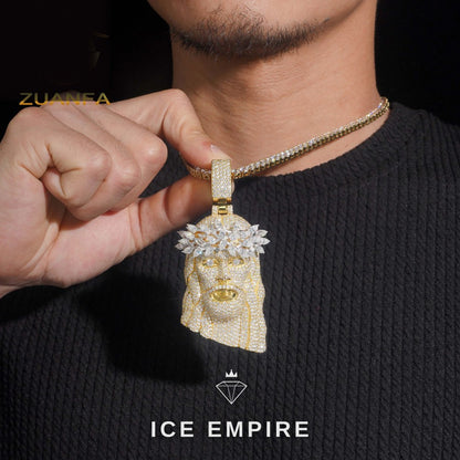 Iced Out Gold Plated Pendant