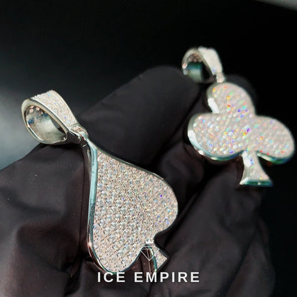 Iced Out 925 Silver Moissanite Pendant