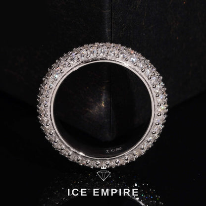 Iced Out Gold Plated Lab Grown Diamond Ring