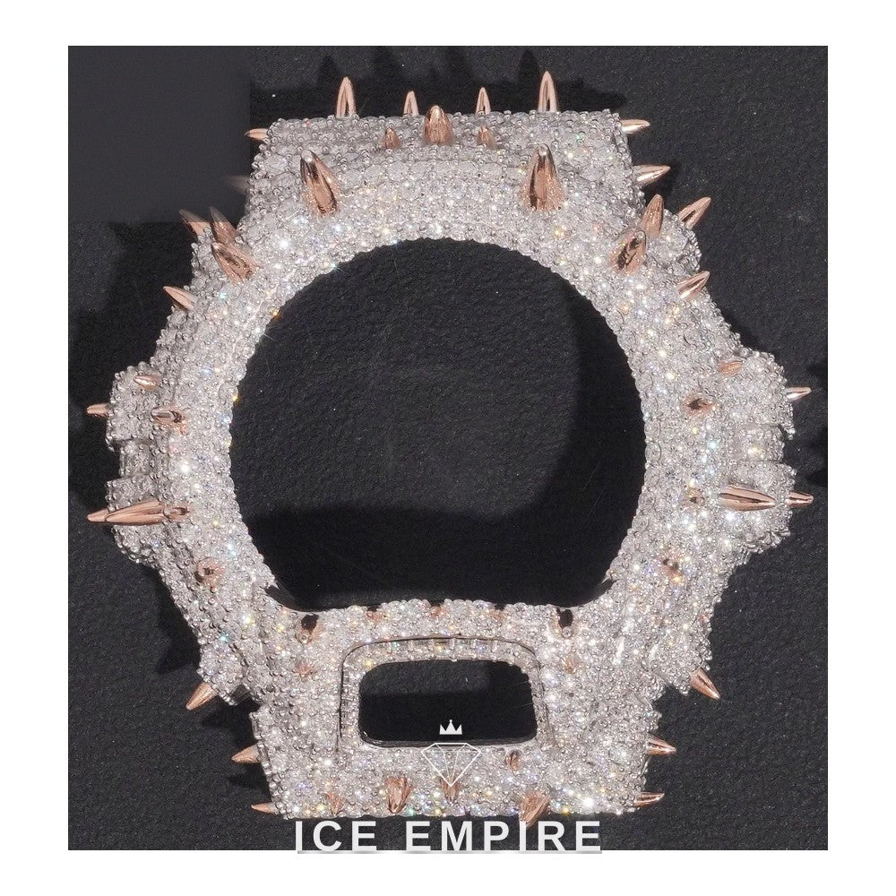 Iced Out 925 Silver Moissanite Watch