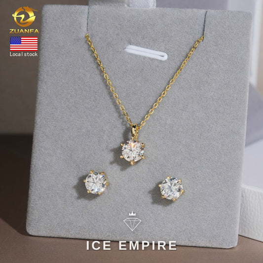 Iced Out 925 Silver Moissanite Cuban Chain