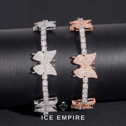 Iced Out 925 Silver Moissanite Tennis Chain