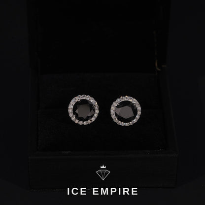 Iced Out 925 Silver Moissanite Earrings