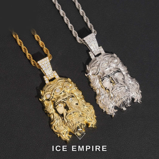 Iced Out 925 Silver Moissanite Pendant