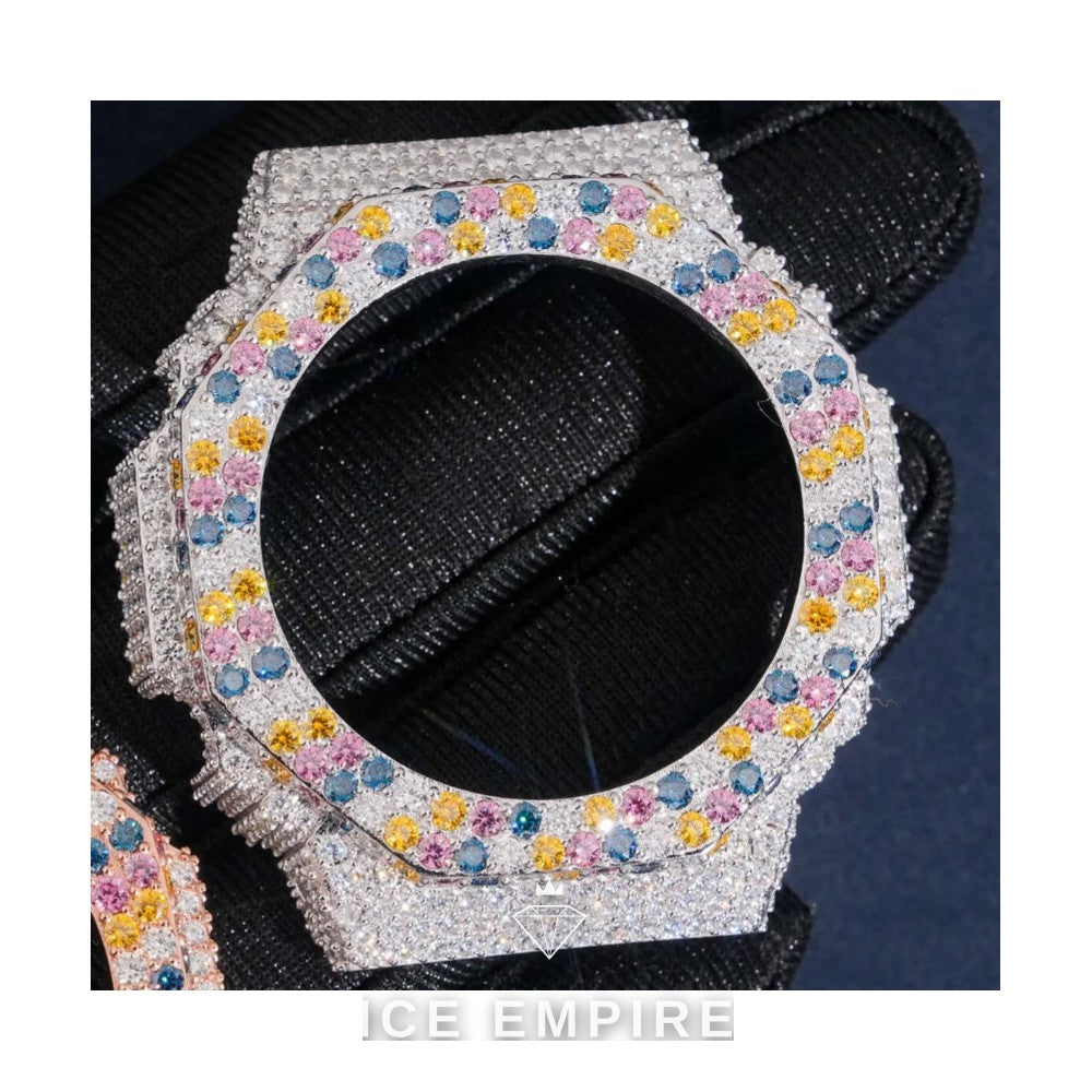 Iced Out 925 Silver Moissanite Watch