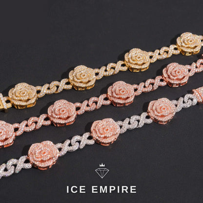 Iced Out 925 Silver Moissanite Cuban Chain