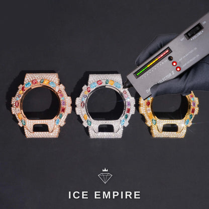 Iced Out Gold Plated Moissanite Watch