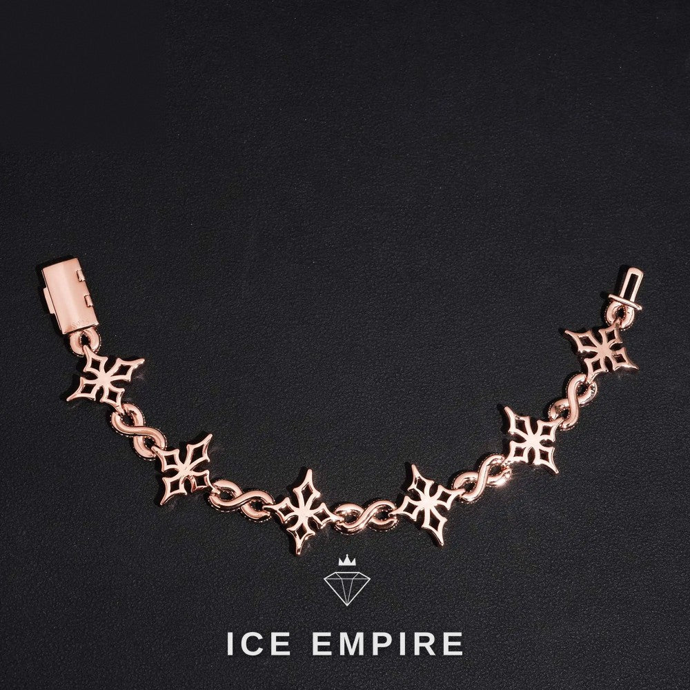 Iced Out Gold Plated Moissanite Cuban Chain
