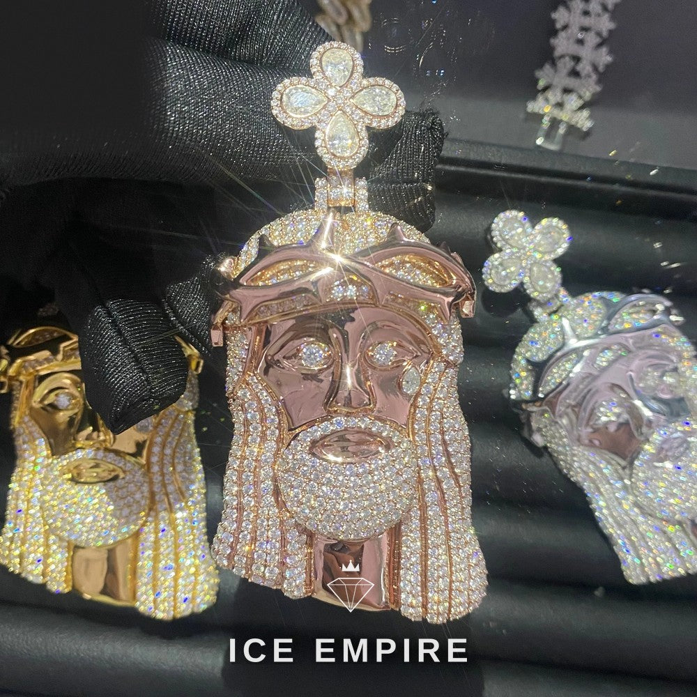 Iced Out 925 Silver Pendant