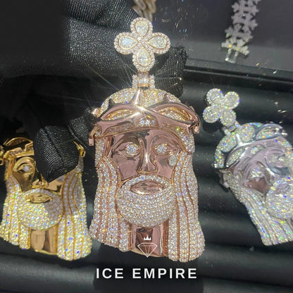 Iced Out 925 Silver Pendant
