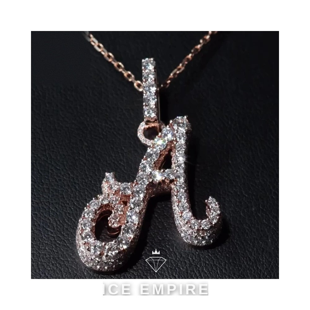Iced Out 925 Silver Pendant