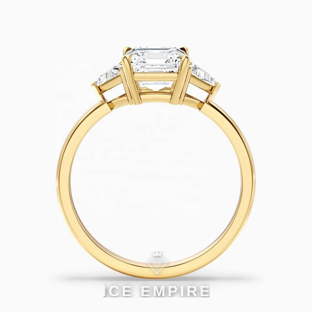 Iced Out Gold Plated Lab Grown Diamond Pendant