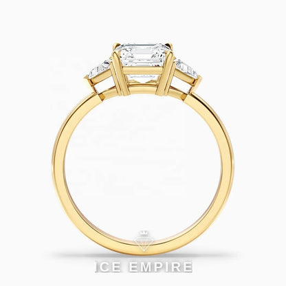 Iced Out Gold Plated Lab Grown Diamond Pendant