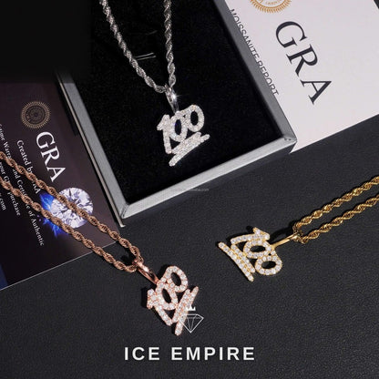 Iced Out Cross 925 Silver Moissanite Pendant