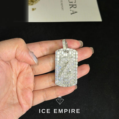Iced Out Rose Gold Plated Moissanite Cuban Chain