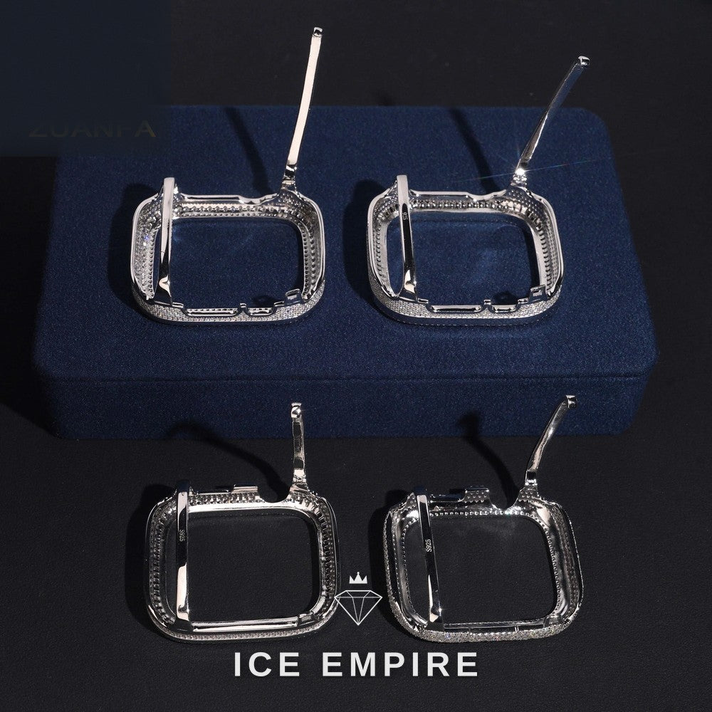 Iced Out 925 Silver Watch