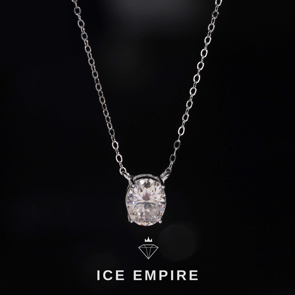 Iced Out Rose Gold Plated Moissanite Cuban Chain