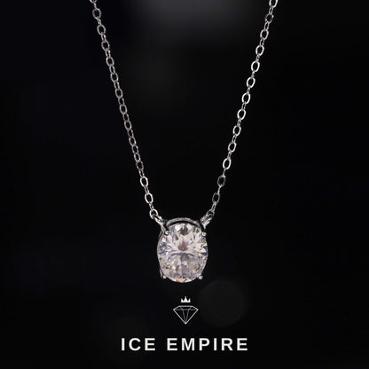 Iced Out Rose Gold Plated Moissanite Cuban Chain