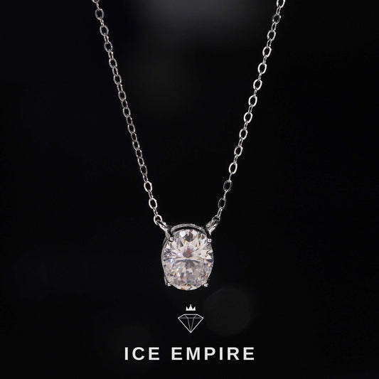 Iced Out Rose Gold Plated Moissanite Cuban Chain