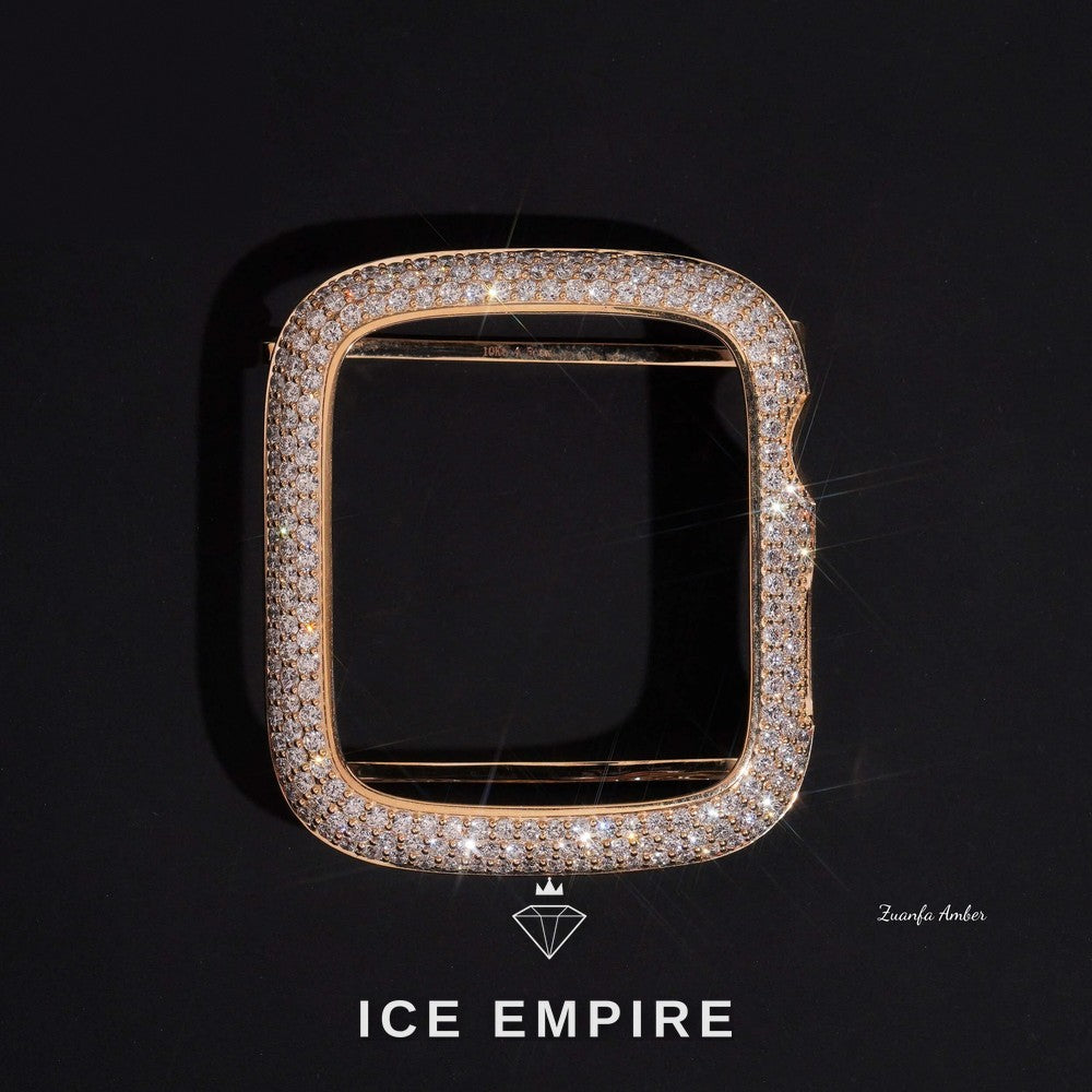 Iced Out 14K Gold Lab Grown Diamond Watch