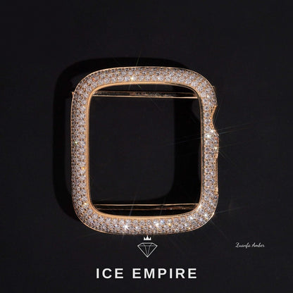 Iced Out 14K Gold Lab Grown Diamond Watch
