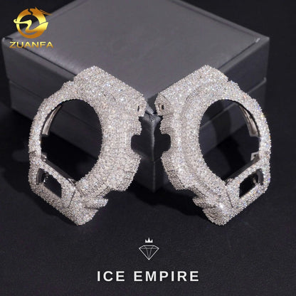 Iced Out Gold Plated Moissanite Watch