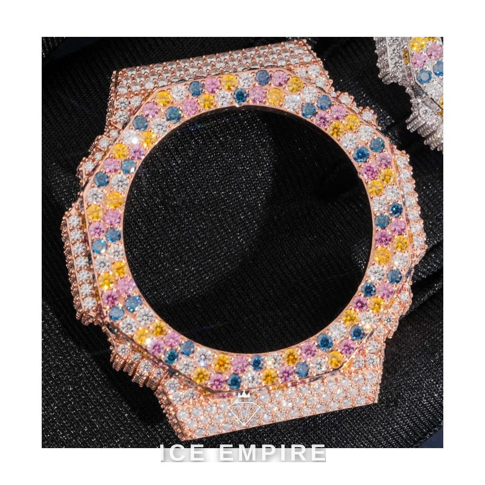Iced Out 925 Silver Moissanite Watch