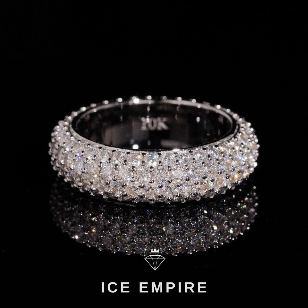 Iced Out Gold Plated Lab Grown Diamond Ring