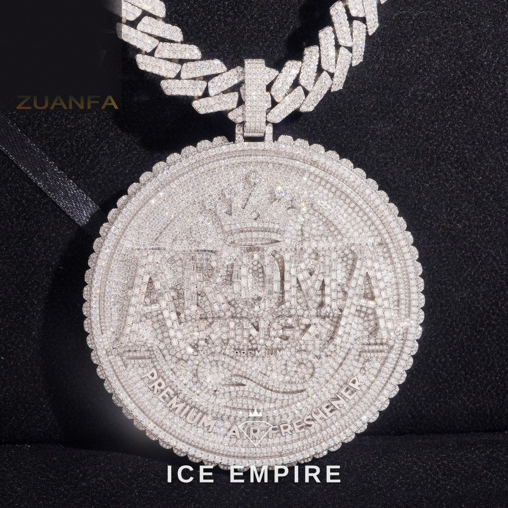 Iced Out 925 Silver Pendant