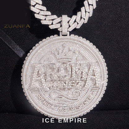 Iced Out 925 Silver Pendant